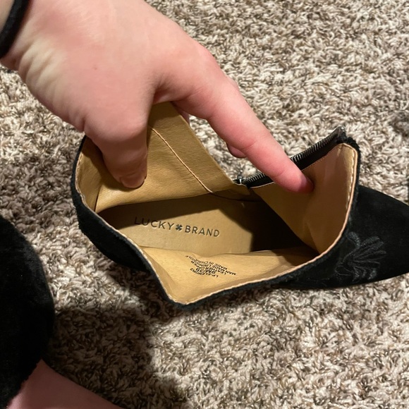 Lucky Brand Embroidered Booties - Picture 5 of 5